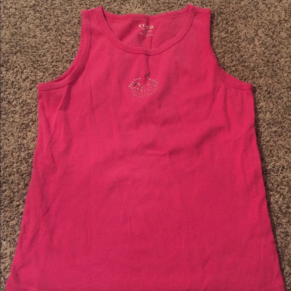 Girls tank XL cupcake